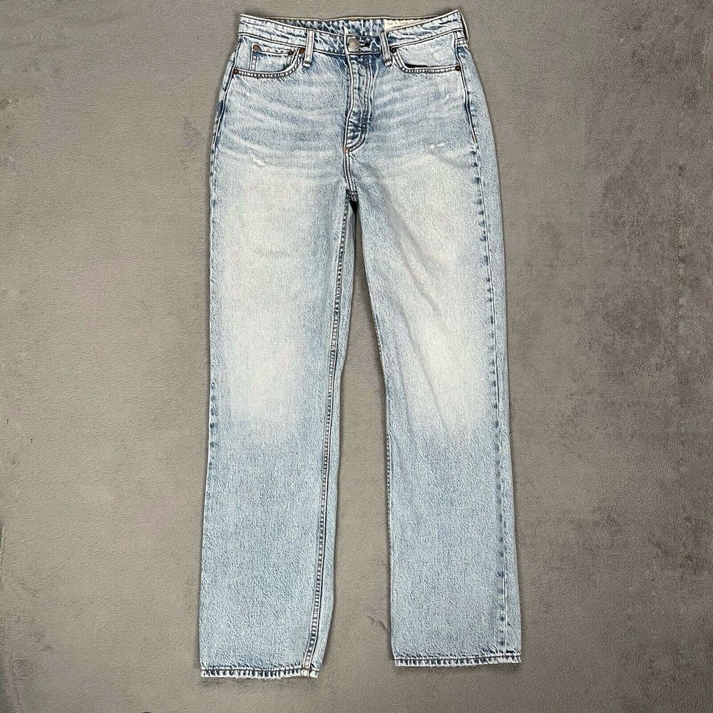 rag & bone Light Blue Straight Leg Jeans
